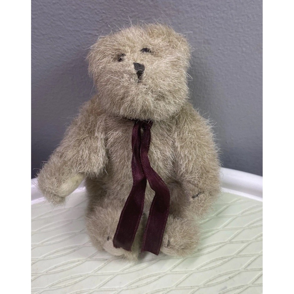 BOyds‎ Bear Collection W/Hanger Light Brown, Moveable Limbs 5" 1990